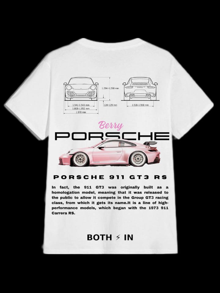 T-Shirt Pink Porsches