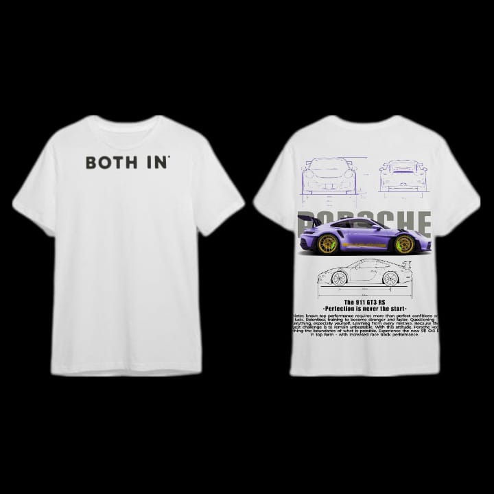 T-Shirt Porsche purple