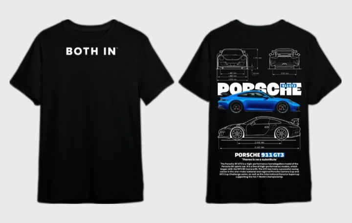T-Shirt Blue Porsche