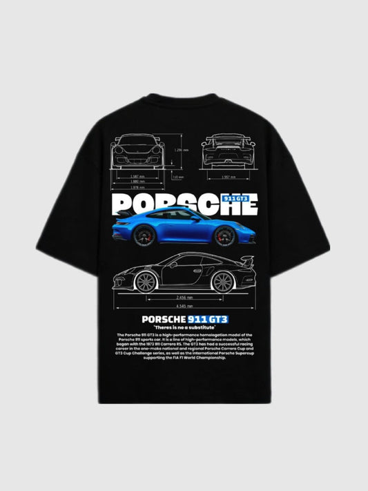 T-Shirt Blue Porsche