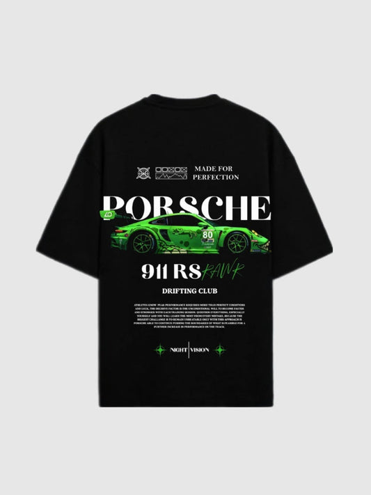 T-Shirt Green Porsche