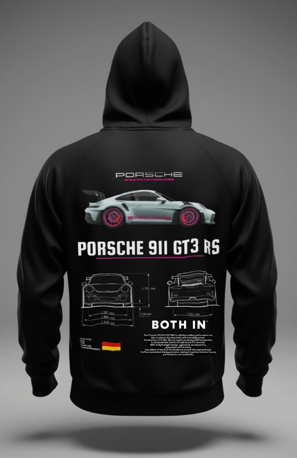 Both-In Porsche 911 GT3 RS Elite Hoodie