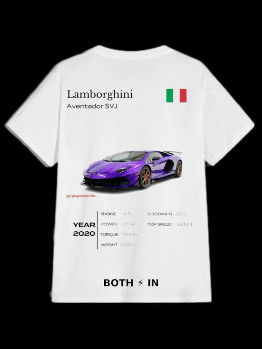 T-Shirt Lamborghini Purple