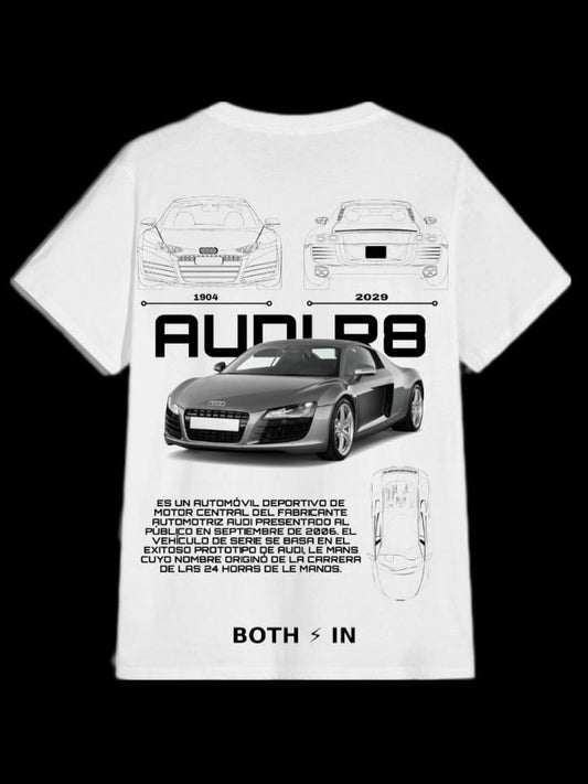 T-Shirt Audi R8 White