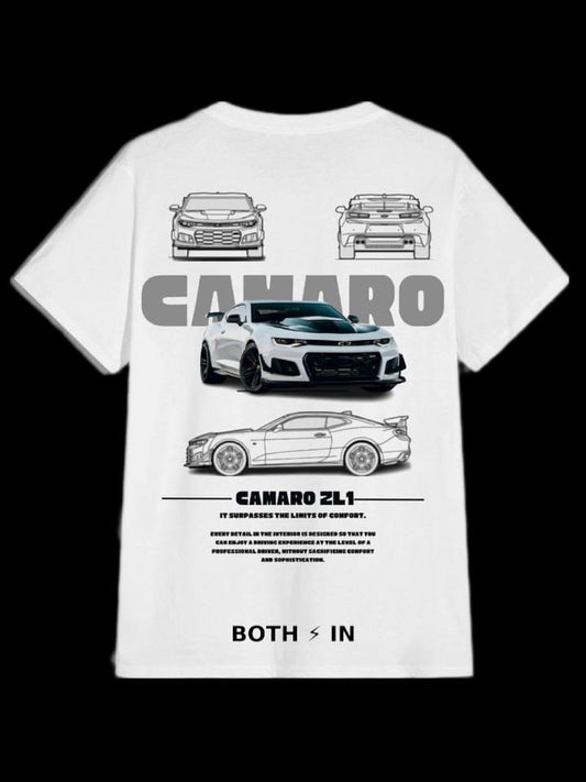T-Shirt White Camaro