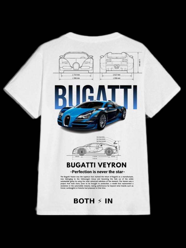 T-Shirt Blue Bugatti