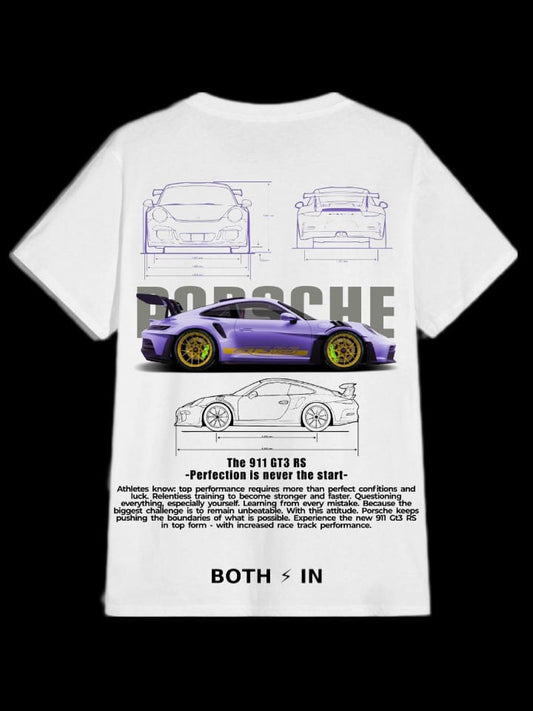T-Shirt Porsche purple